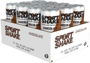 Case of 12 - 8oz Cans - Chocolate Sport Shake