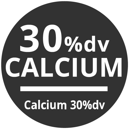 30% daily value of Calcium